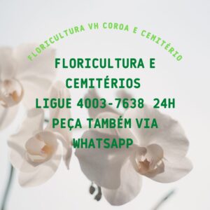 Floricultura 24 horas - Coroa de Flores Cemitério São Pedro